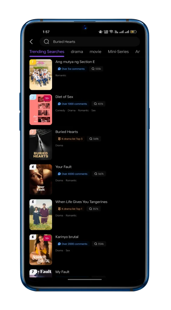 LOKLOK APK 7 User Specific Viewing Suggestions